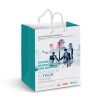 Full Colour Medium Laminated Carry Bags printed